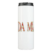 フロリダ州マイアミ – 黄/オレンジ タンブラー (裏面)