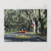 フロリダ州マグノリアの有名な聖オーガスティン シーズンポストカード (正面)