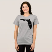 フロリダ州マップの所属 トライブレンドＴシャツ (正面全面)