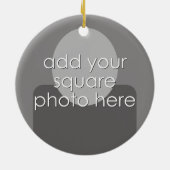 フロリダ州マップの概要とカスタムハートと文字 セラミックオーナメント (裏面)