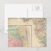 フロリダ州モバイル地図(Mitchell氏) ポストカード (正面/裏面)
