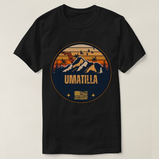 フロリダ州ユマティラ Tシャツ (デザイン正面)