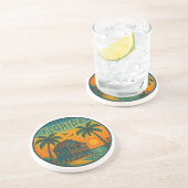 フロリダ州ラウンドサンドストーンコースター コースター (側面)