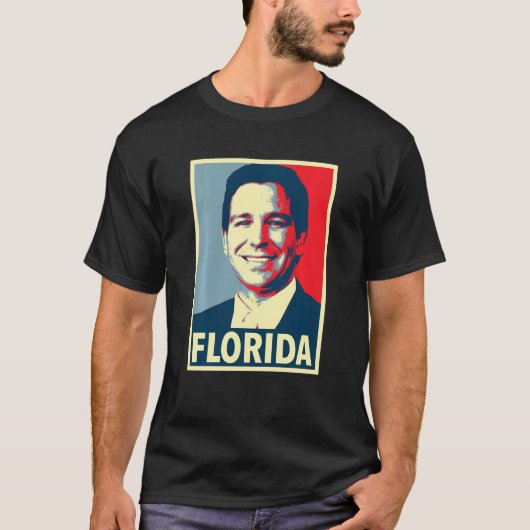 フロリダ州ロン・デサンティス Tシャツ (正面)