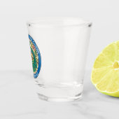 フロリダ州冬の公園のシール ショットグラス (右)