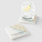 フロリダ州南西部🌊本場航海の図 ストーンコースター (横)