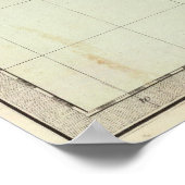 フロリダ州地図2 ポスター (角)