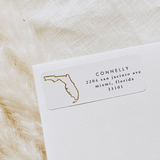 フロリダ州差出人住所ラベル ラベル