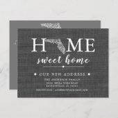 フロリダ州引っ越し案内はがき 案内ポストカード (正面/裏面)