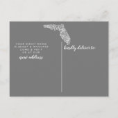 フロリダ州引っ越し案内はがき 案内ポストカード (裏面)