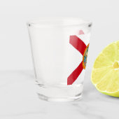 フロリダ州旗と愛国的なショットグラス ショットグラス (左)