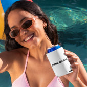 フロリダ州旗と花カスタムのクール 缶クーラー