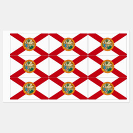 フロリダ州旗のある愛国的なラベル州 ラベル