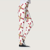 フロリダ州旗の文字パターン レギンス (右)