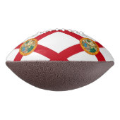 フロリダ州旗を持つ愛国的なアメリカンフットボール アメリカンフットボール (回転270)