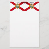 フロリダ州旗を持つ文房具 便箋 (正面)