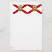 フロリダ州旗を持つ文房具 便箋 (正面/裏面)