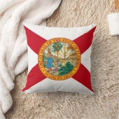 フロリダ州旗アメリカのモージョピロー クッション (ブランケット)