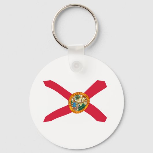 フロリダ州旗キーチェーン キーホルダー (正面)