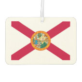 フロリダ州旗デザイン カーエアーフレッシュナー (裏面)