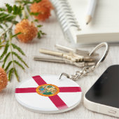 フロリダ州旗デザイン キーホルダー (正面右)