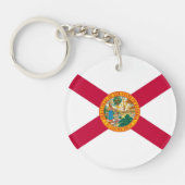 フロリダ州旗デザイン キーホルダー (正面)