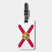 フロリダ州旗デザイン ラゲッジタグ (正面縦)