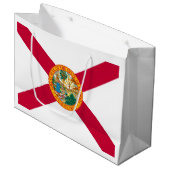 フロリダ州旗デザイン ラージペーパーバッグ (正面アングル)