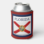 フロリダ州旗デザイン 缶クーラー (缶裏面)