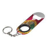 フロリダ州旗ボトルオープナークレジットカードのサイズ クレジットカード栓抜き (正面アングル)