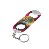 フロリダ州旗ボトルキーチェーン キーホルダー栓抜き (裏面アングル)