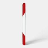 フロリダ州旗素晴らし印フロリダレッドホワイト SAMSUNG GALAXYケース (左側面)