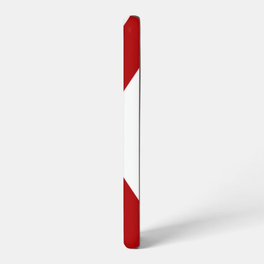 フロリダ州旗素晴らし印フロリダレッドホワイト SAMSUNG GALAXYケース (左側面)