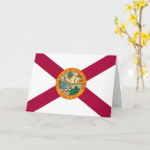 フロリダ州旗 カード (黄色い花)