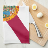 フロリダ州旗 キッチンタオル (四つ折り)