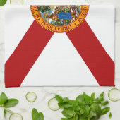 フロリダ州旗 キッチンタオル (折り畳み)