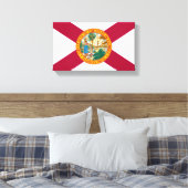 フロリダ州旗 キャンバスプリント (インサイチュ (寝室))