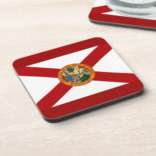 フロリダ州旗 コースター (左側)