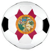 フロリダ州旗 サッカーボール (回転)