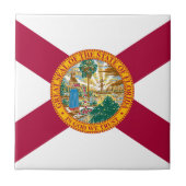 フロリダ州旗 タイル (正面)