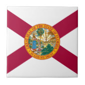 フロリダ州旗 タイル (正面)