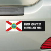 フロリダ州旗 –  バンパーステッカー (車上)