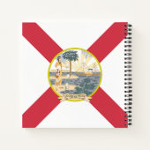 フロリダ州旗：フラリディア諸島の太陽の州 ノートブック (裏面)