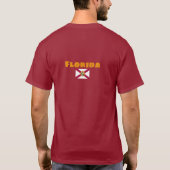 フロリダ州旗、フロリダの旗 Tシャツ (裏面)