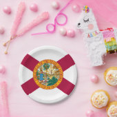 フロリダ州旗 ペーパープレート (パーティー)