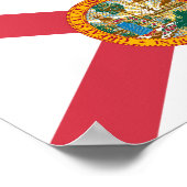 フロリダ州旗 ポスター (角)