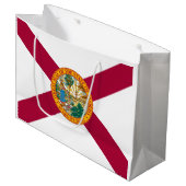 フロリダ州旗 ラージペーパーバッグ (正面アングル)