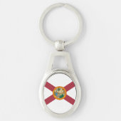 フロリダ州旗USA キーホルダー (正面)