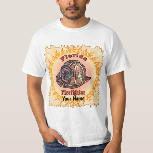 フロリダ州消防士Tシャツ Tシャツ (正面)