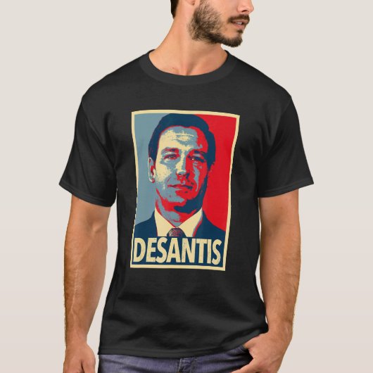 フロリダ州知事Desantis Ron Desantis Tシャツ (正面)
